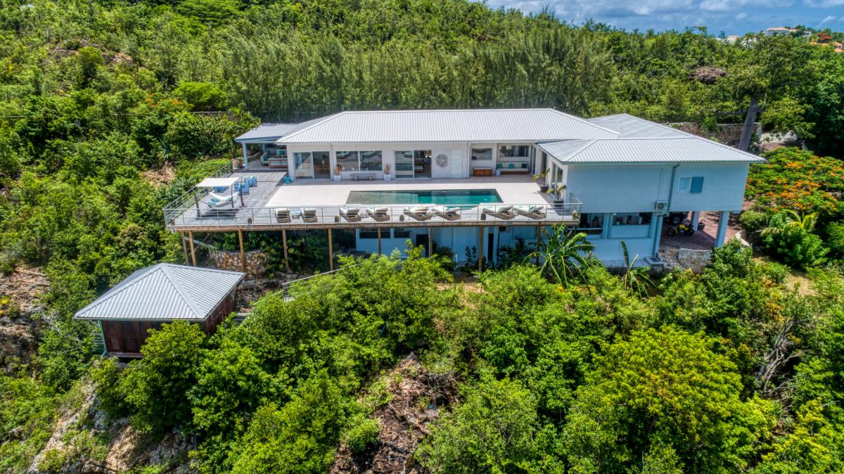 56_VillaAzurDream Location villa st Martin Terres Basse 7 chambres 14 personnes avec piscine et vue mer_20